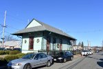 Side view of the Restored Susie Q Hawthorne Station from Royal Ave